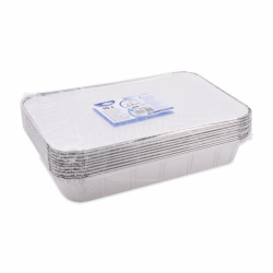 MISKA ALU HRANAT 315 x 215 x 43 mm , DO RRY , 2000 ml + VIEKO , 10 ks   65200