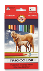 Pastelky 3144/24 trojhrann TRIOCOLOR