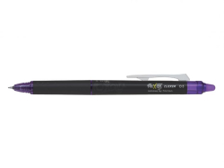 Roller, 0,25 mm, ostr hrot, stlac mechanizmus, gumovac, PILOT ''Frixion Point Clicker '', fialov