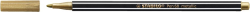Popisova, 1,4 mm, STABILO ''Pen 68 metallic'', zlat