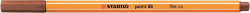 Liner, 0,4 mm, STABILO ''Point 88'', erveno-hned