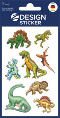 N�lepky, papier, 3 h�rky, 76x120 mm, AVERY ZWECKFORM, "Z-Design No.53145", dinosaury