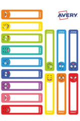 �t�tok na pero, 50x10 mm, ru�ne popisovate�n�, AVERY ZWECKFORM, farebn�, 30 �t�tkov/bal