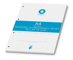 Nhradn listy do krkovch annov, A4, ist, 50 listov, BOXER, biele