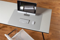 Podloka na stl, PP, 90x60 cm, RS OFFICE, "Puro Sens Stijl Stone White"