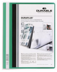 R�chloviaza�, A4, �irok�, prieh�adn� vrecko, DURABLE "DURAPLUS�", zelen�