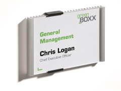 Informan tabuka, 149x105,5 mm, DURABLE "INFO SIGN", strieborn