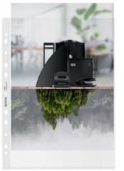 Euroobal, s eurodierovanm, A4, PP, 100 mikrnov, drsn povrch, LEITZ "Recycle"