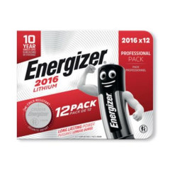 Gombkov batria, CR2016, 12 ks, ENERGIZER