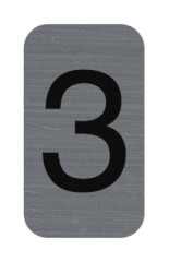 Informa�n� tabu�ka, samolepiaca, 2,5x4,4 cm, hlin�kov� vzh�ad, EXACOMPTA, �. 3