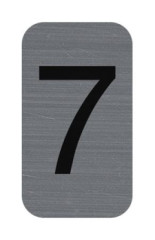 Informa�n� tabu�ka, samolepiaca, 2,5x4,4 cm, hlin�kov� vzh�ad, EXACOMPTA, �. 7