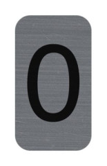 Informa�n� tabu�ka, samolepiaca, 2,5x4,4 cm, hlin�kov� vzh�ad, EXACOMPTA, �. 0