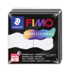 Modelovacia hmota, 57 g, vypaovacia, FIMO "Professional", biela