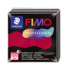 Modelovacia hmota, 57 g, vypaovacia, FIMO Professional, karmnov
