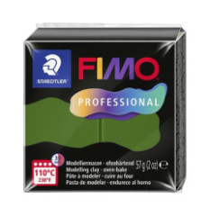 Modelovacia hmota, 57 g, vypaovacia, FIMO Professional, listov zelen
