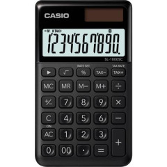 Vreckov kalkulaka, 10-miestna, CASIO "SL 1000", ierna