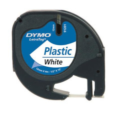 Pska do ttkovaa, 12 mm x 4 m, DYMO "Letratag", biela
