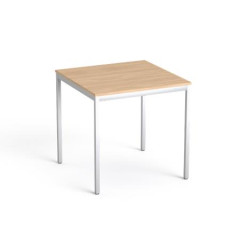 St�l s kovov�mi nohami, 75x75 cm, MAYAH "Freedom SV-37", dub