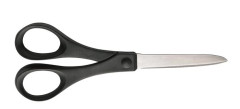 No�nice na papiere, 18 cm, FISKARS "Essential", �ierne