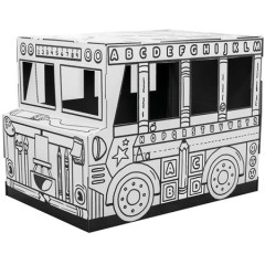 Kart�nov� dom�ek na vyma�ovanie, FELLOWES, autobus