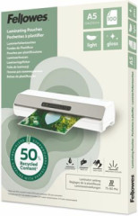Laminovacia f�lia, 80 mikr., A5, leskl�, 100 ks, FELLOWES "Light"