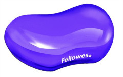 Opierka zpstia, mini, glov, FELLOWES "Crystal Gel", fialov