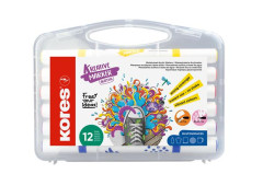 Dekora�n� popisova�, sada, akrylov�, 1-2 mm, obojstrann�, KORES " K-Kreative", 12 r�znych