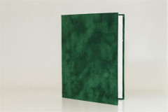 Obal na certifik�ty, A5, exkluz�vny, ply�ov�, na 1 diplom form�tu A5, zelen�