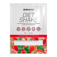 Srvtkov npoj v prku, 30g, BIOTECH USA "Diet Shake", jahoda