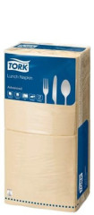 Servtky, 1/4 sklad, 2-vrstvov, 33x33 cm, Advanced, TORK "Lunch", pieskov