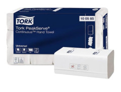 Papierov utierky, H5 systm, 1 vrstvov, Universal, TORK "PeakServe", biele