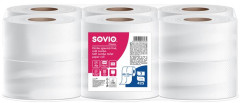 Toaletn papier, 2-vrstvov, 80,75 m, priemer 18 cm, SOVIO