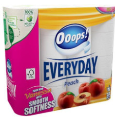 Toaletn papier, 3-vrstvov, mal kot, 32 kotov, OOOPS "Everyday"