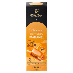 Kvov kapsule, 10ks, TCHIBO "Cafissimo Espresso Caramel"