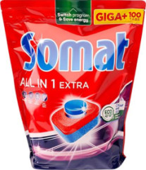 Tablety do umvaky riadu, 100 ks, SOMAT "All in 1 Extra"