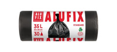 Vrecia na odpadky, 35 l, 30 ks, 53x60 cm, 10 �, ALUFIX, �ierne