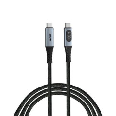 USB kbel, USB-C  USB-C, 1,2 m, 100 W, s indiktorom vkonu, VERBATIM