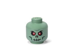 lon box, mal, hlava, LEGO, Green Skeleton