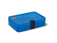 lon box, s priehradkami, LEGO, modr