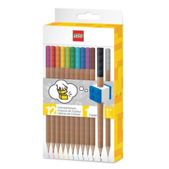 Farebn ceruzky, sada, LEGO, 12 rznych farieb