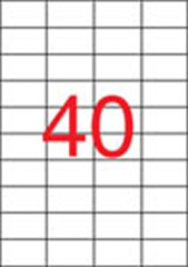 Etikety, univerzlne, 52,5x29,7 mm, APLI, 20000 etikiet/bal