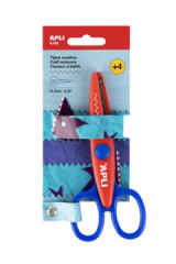 No�nice, kreat�vne, cikcak, APLI Kids "Zig-Zag", �erven�-modr�