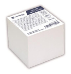Kancel�rsky blok, 85x85x70 mm, lepen�, VICTORIA OFFICE