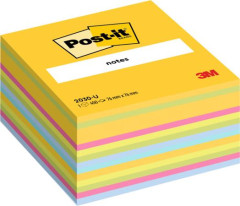 Samolepiaci bloek, 76x76 mm, 450 listov, 3M POSTIT, mix farieb