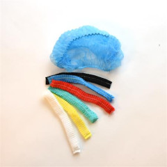 Zdravotn� sie�ka na vlasy, harmonikov� tvar, biela