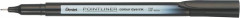 Liner, 0,4 mm, PENTEL "Pointliner", ierny