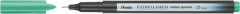 Liner, 0,4 mm, PENTEL "Pointliner", morsk zelen