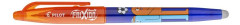 Roller, 0,35 mm, odstr�nite�n� p�smo, s vrchn�kom, PILOT "Frixion Ball Friends", modr�