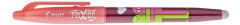 Roller, 0,35 mm, odstr�nite�n� p�smo, s vrchn�kom, PILOT "Frixion Ball Friends", koralovo �erven�