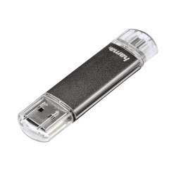 Hama flashPen Leata Twin, USB 2.0, 64 GB, 10 MB/s, ed